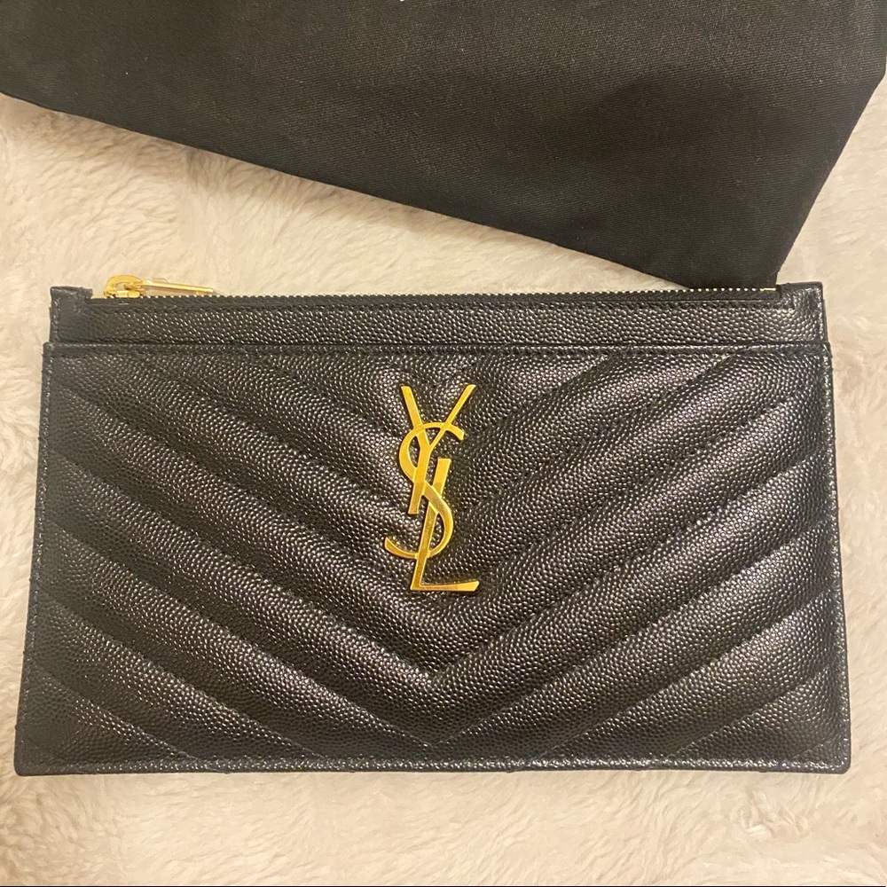 ✨ authentic! YSL Monogram bill pouch ✨ - Picture 3 of 7